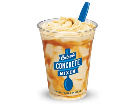 culver's salted caramel pumpkin concrete mixer